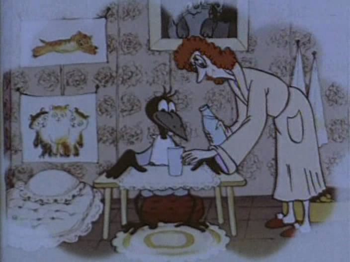 Кадры из Хитрая ворона (1980)