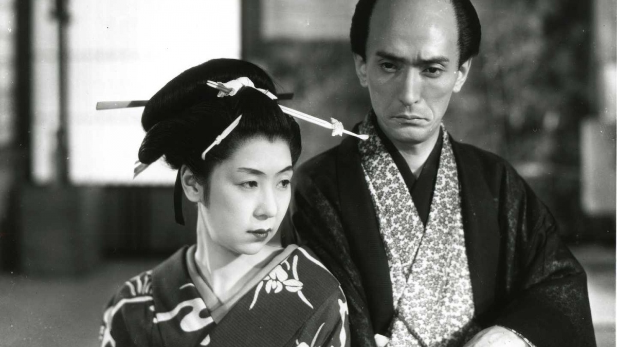 Кадры из Утамаро и его пять женщин (1946)
