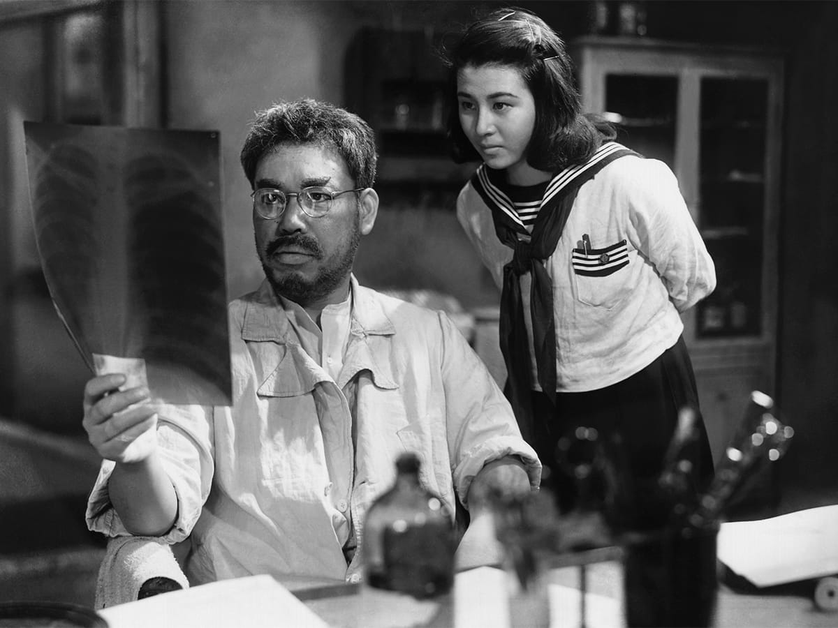 Кадры из Пьяный ангел (1948)