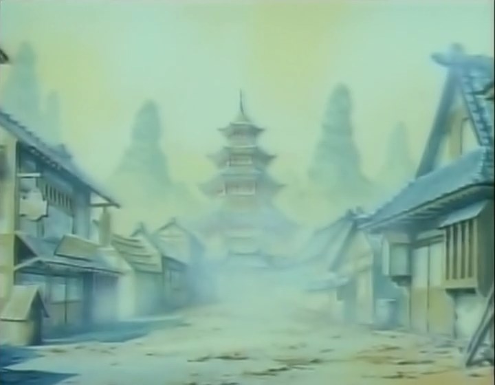 Кадры из Ворон-тэнгу Кабуто: Златоглазый зверь (1992)